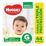 Huggies Triple Protección Pañales Grandes x 44 Unidades #1