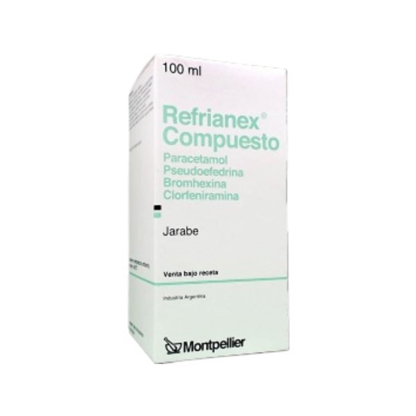 Montpellier Refrianex Paracetamol + Asoc. Compuesto Jarabe x 100 ml