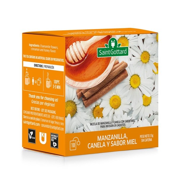 Manzanilla Canela Y Miel Saint Gottard 10 uni #1