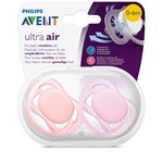 Chupete Avent Ultra Liso Nena 0 A 6 Meses X 2 Un Sfc 245_20 #1
