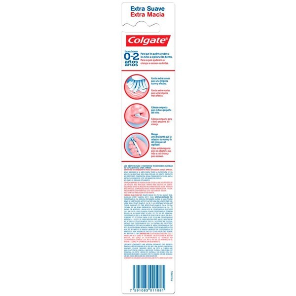 Cepillo Dental Colgate Smiles 0-2 Años 1 U alt