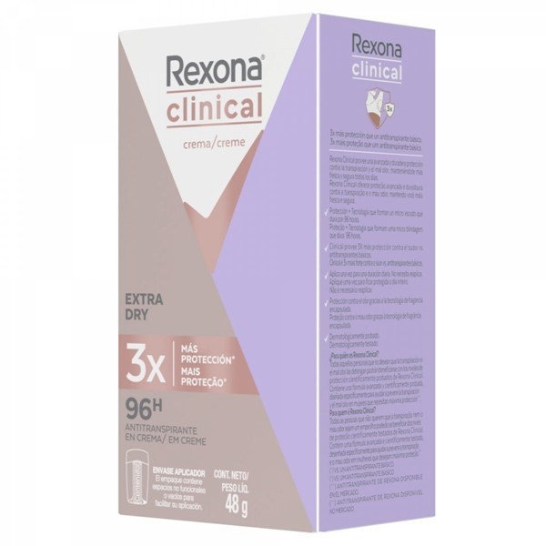 Rexona Deo Antitranspirante Barra Women Clinical Extra Dry | 48 gramos #1