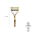 Fascino Arqueador de Pestañas de Acero Dorado Premium #3