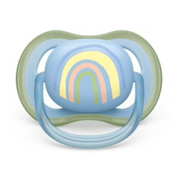 Chupete Avent Arcoiris Azul Ultra Air Deco 0 - 6 meses x 1