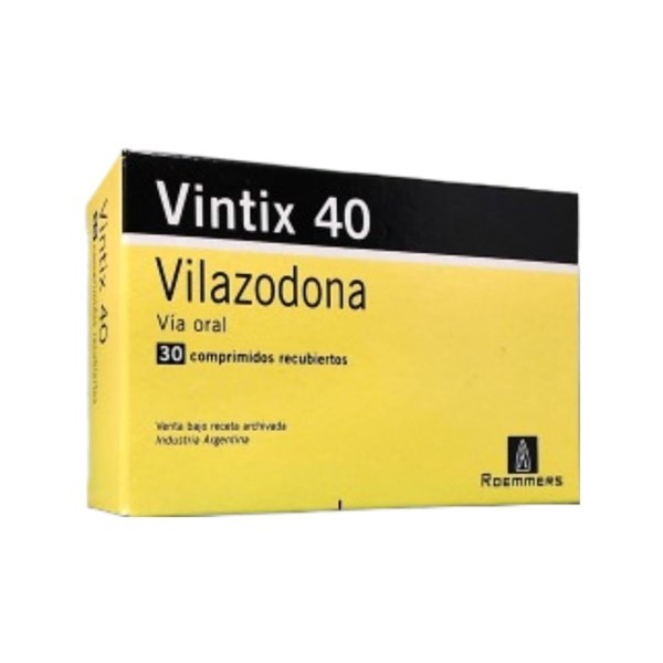 Roemmers Vintix Vilazodona Clorh. 40 Mg x 30 Comp #1