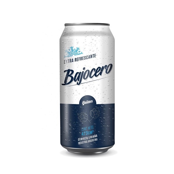 Cerveza Blanca Quilmes Bajocero en Lata 473 ml #1