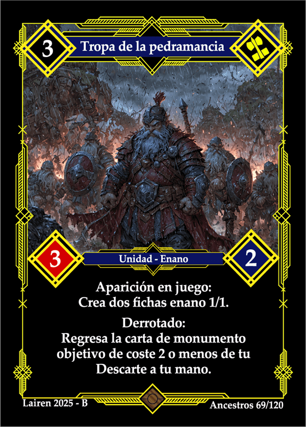 069 Tropa De La Pedramancia Precon Enano/Desertor - Coste 3