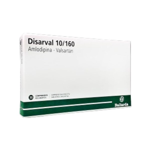 Baliarda Disarval Valsartán + Amlodipina 160 / 10 Mg x 30 Comp Recubiertos #1