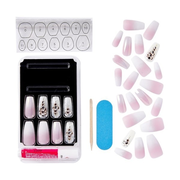 Impress Uñas Postizas Kiss Masterpiece Glue-On Nails Kitty Gurl Long alt