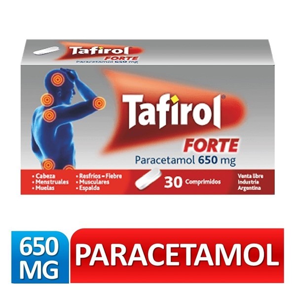 Tafirol Paracetamol 650 Mg X 30 Comprimidos #1