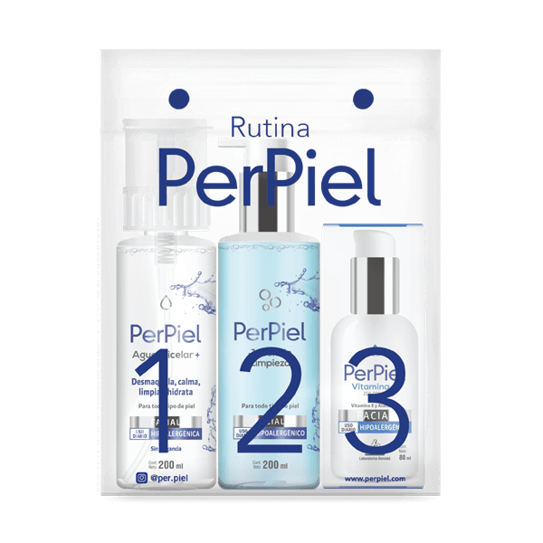Rutina Perpiel Agua Micelar + Jabón Limpeza + Emulsión Vitamina a #1