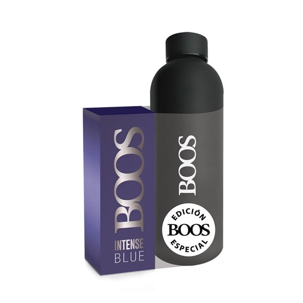 Boos Set Fragancia Intense Blue Edp 90 ml + Botella Termica For Men #1