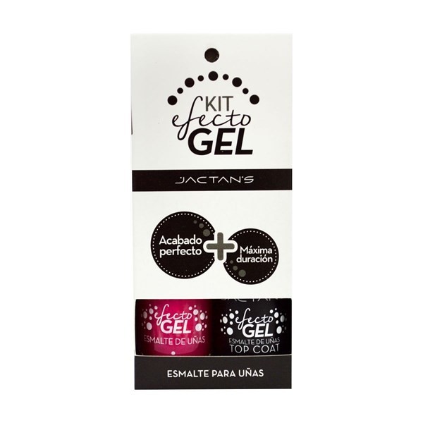Jactans Esmalte Kit Efecto Gel Fucsia #1