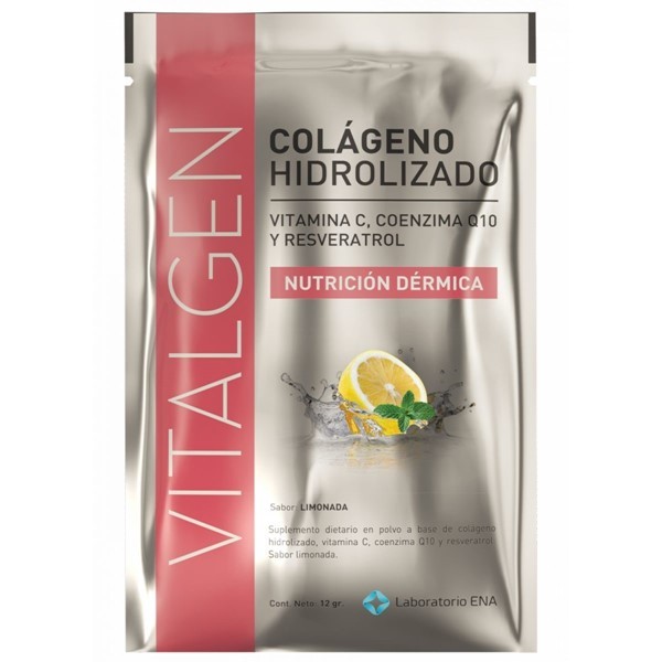 Vitalgen Colageno Hidrolizado Sabor Limonada 12 gr (15 Sobres) alt