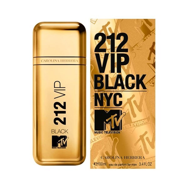 Carolina Herrera 212 Vip Men Black Edp Mtv Ed. Limitada Presentación Fragancias 100 ml alt