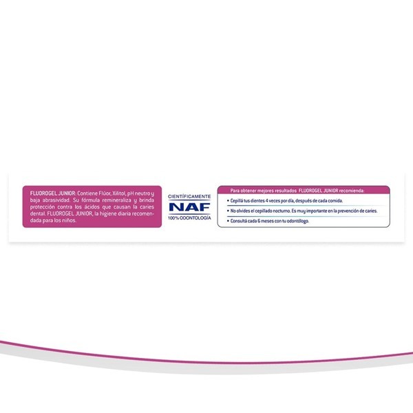 Fluorogel Junior +7 Años Menta Gel Dental 60 g 1 Unidad alt