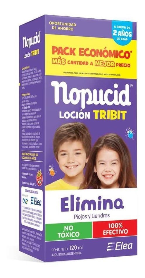 Nopucid Locion Tribit Ahorro Elimina Piojos 120 ml alt