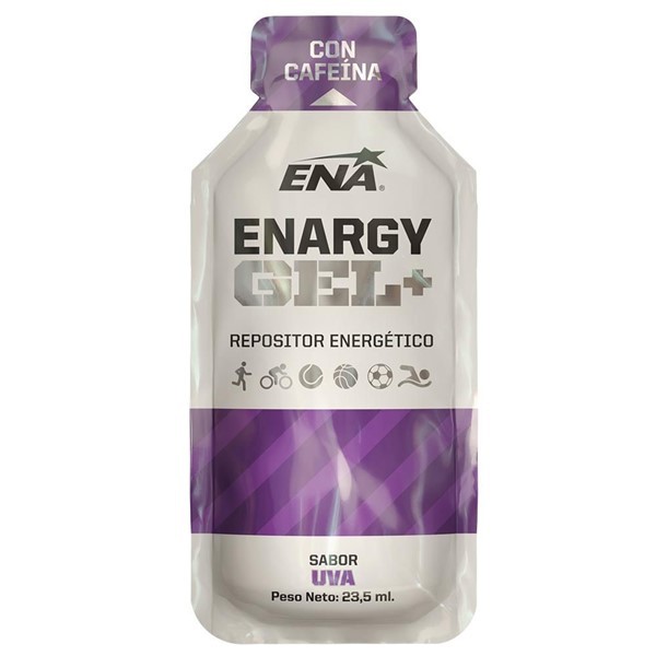 Suplemento Deportivo Enargy Gel + Con Cafeina Sabor Uva (6 Sobres) #1