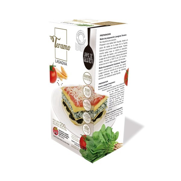 Tapas Para Lasagna de Maíz Teramo Sin Tacc 200 g. #1