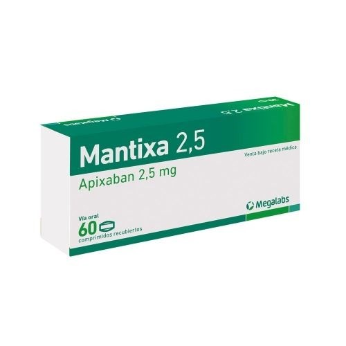 Mantixa 2.5 mg | 60 Comprimidos | Apixabán