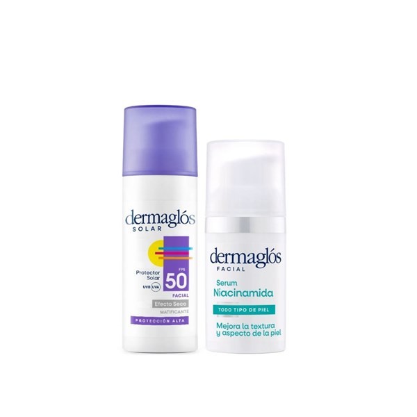 Dermaglos Kit Facial Niacinamida + Fps 50 tamaño 2 Unid #1
