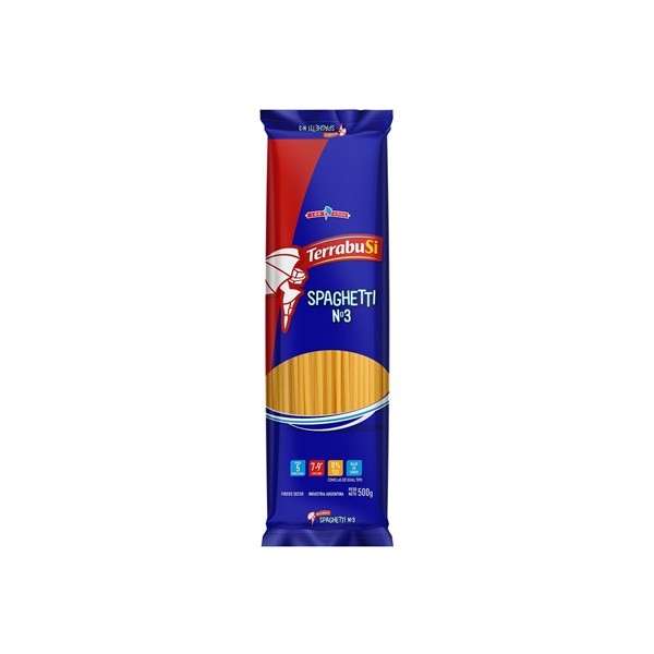 Fideos Spaghetti N3 Terrabusi 500 G. #1