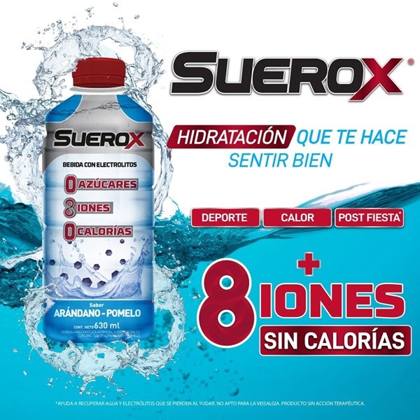 Suerox Arándano Pomelo x 630ml alt