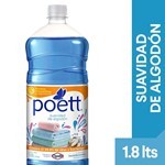 Limpiador Desinfectante De Pisos Poett Suavidad De Algodón 1.8 L #1