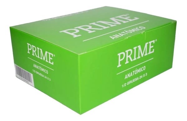 Prime Preservativos Anatómico Mayor Contacto 24 Cajas X 3 #1