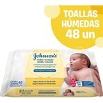 Toallas Húmedas Johnson's Baby Recién Nacido Sin Perfume X 48 Un #2