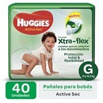 Huggies Pañales Active Sec Talle g (40 Unidades) #1
