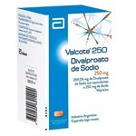 Valcote 250 Mg | 50 Tabletas | Divalproato de sodio #1