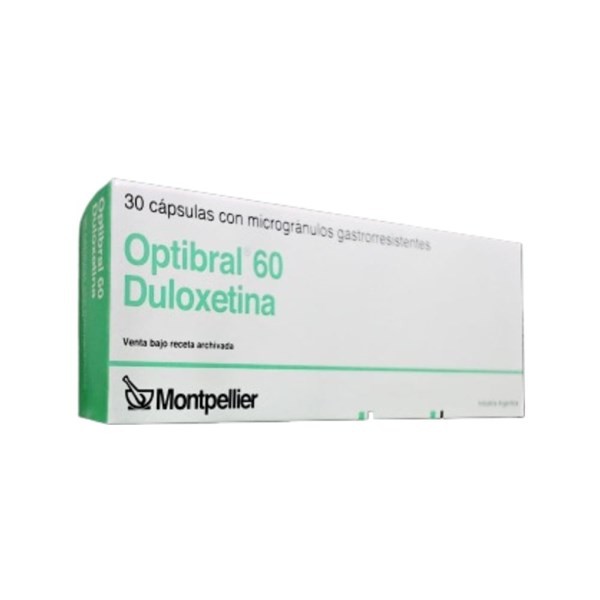 Montpellier Optibral Duloxetina 60 Mg x 30 Cáps #1