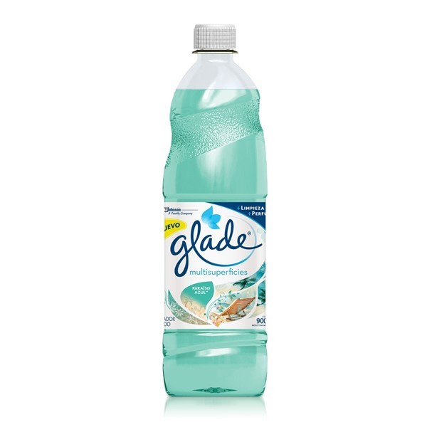 Glade Limpiador de Pisos Paraiso Azul 900 ml #1