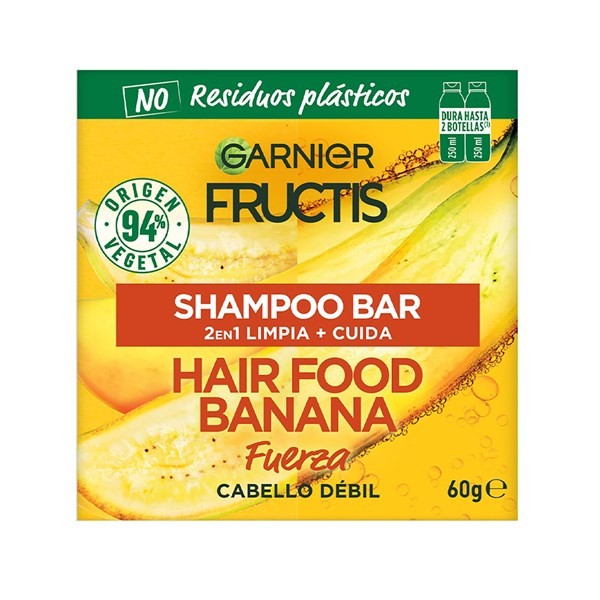 Fructis Shampoo Sólido Hair Food Banana 60 gr alt