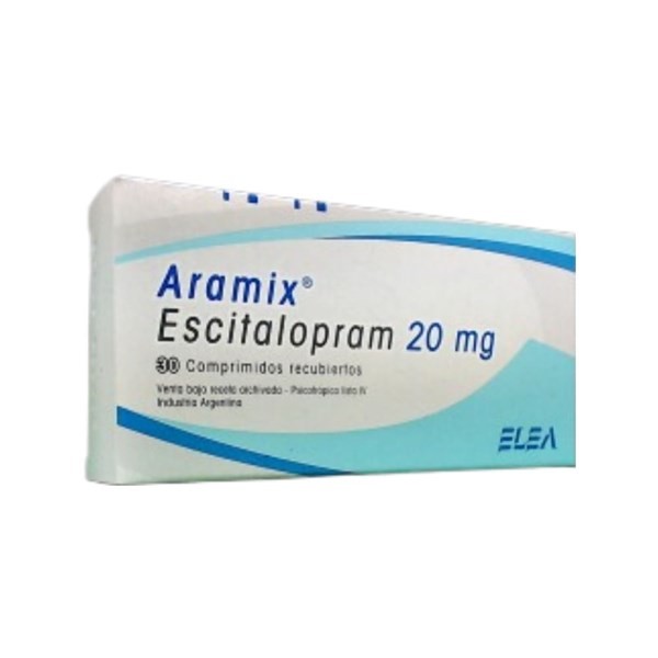 Elea Aramix 20 Mg Escitalopram x 30 Comp Recubiertos #1