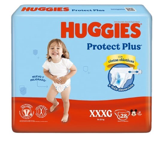 Huggies Pañal Protec Plus Xxxg ( 28 Unidades) #1