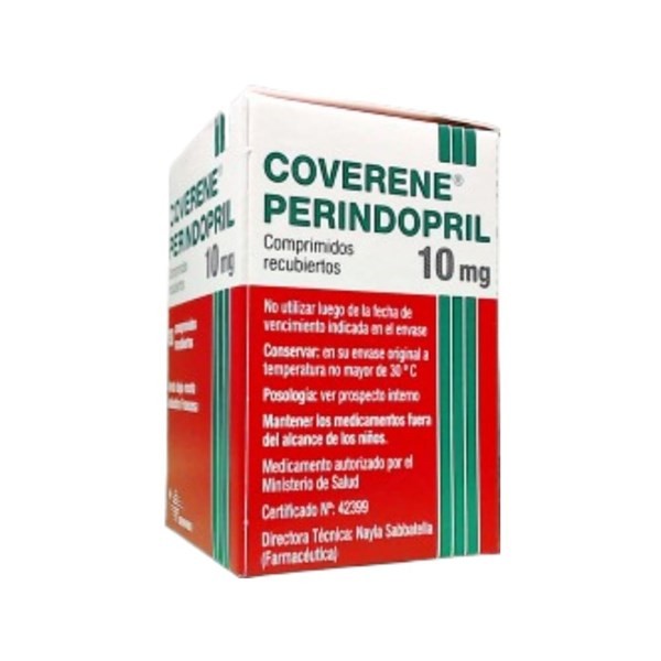 Servier Coverene 10 Perindopril 10 Mg x 30 Comp #1