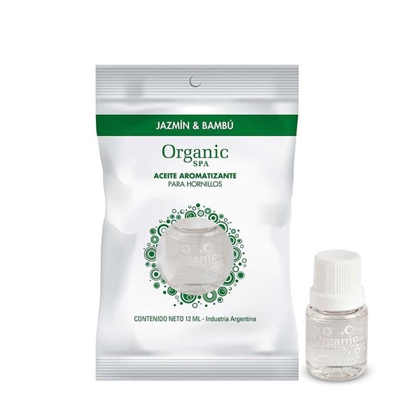 Organic Spa Aceite Aromatizante Para Hornillos Jazmín Y Bambú