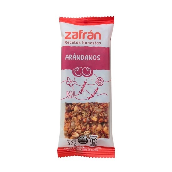 Barra de Cereal Zafran Arandanos x 42 g