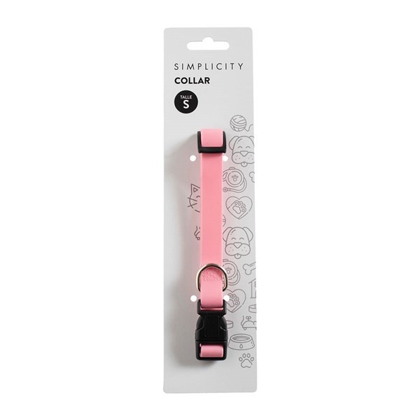 Collar Mascota Simplicity Pet Talle S Rosa #1