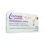 Sanofi Clexane 40 Mg Enoxaparina Sódica Jeringa Prellenada x 2 #1
