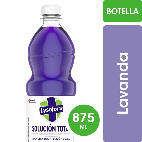 Lysoform Limpiador Desinfectante Lavanda Solución Total 875 ml