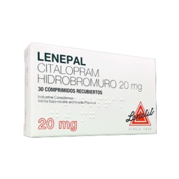 Lepetit Lenepal Citalopram 20 Mg x 30 Comp #1