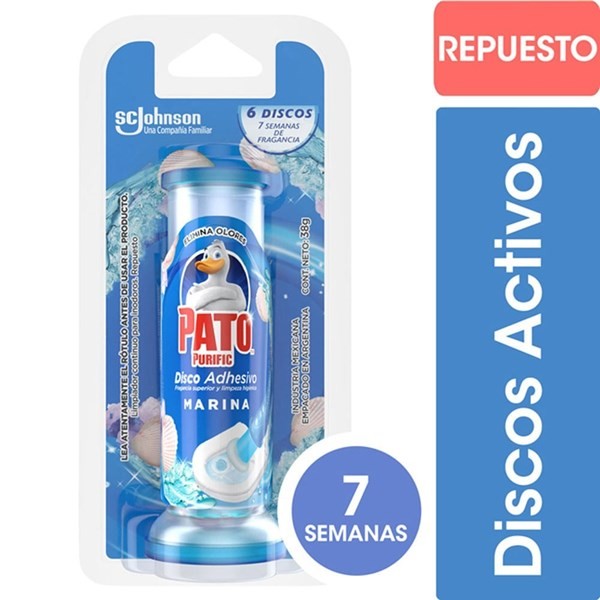 Discos Adhesivos Pato Marina Repuesto 36 ml #1