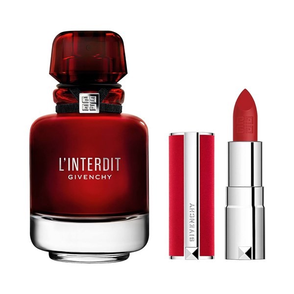 Givenchy L'Interdit Rouge EDP | Set 50 ml + Mini Le Rouge Deep Velvet N°37 alt
