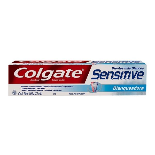 Colgate Crema Dental Sensitive Blanqueadora 100 gr