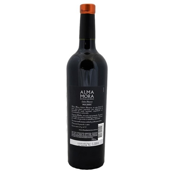 Vino Alma Mora Select Reserve Malbec 750 Ml alt