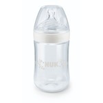Mamadera Nuk Nature Sense 6 a 18 meses Blanca x 260 ml #1