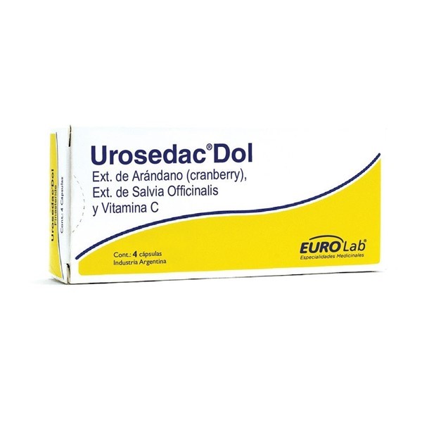 Eurolab Urosedac Dol Por  4 cápsulas alt
